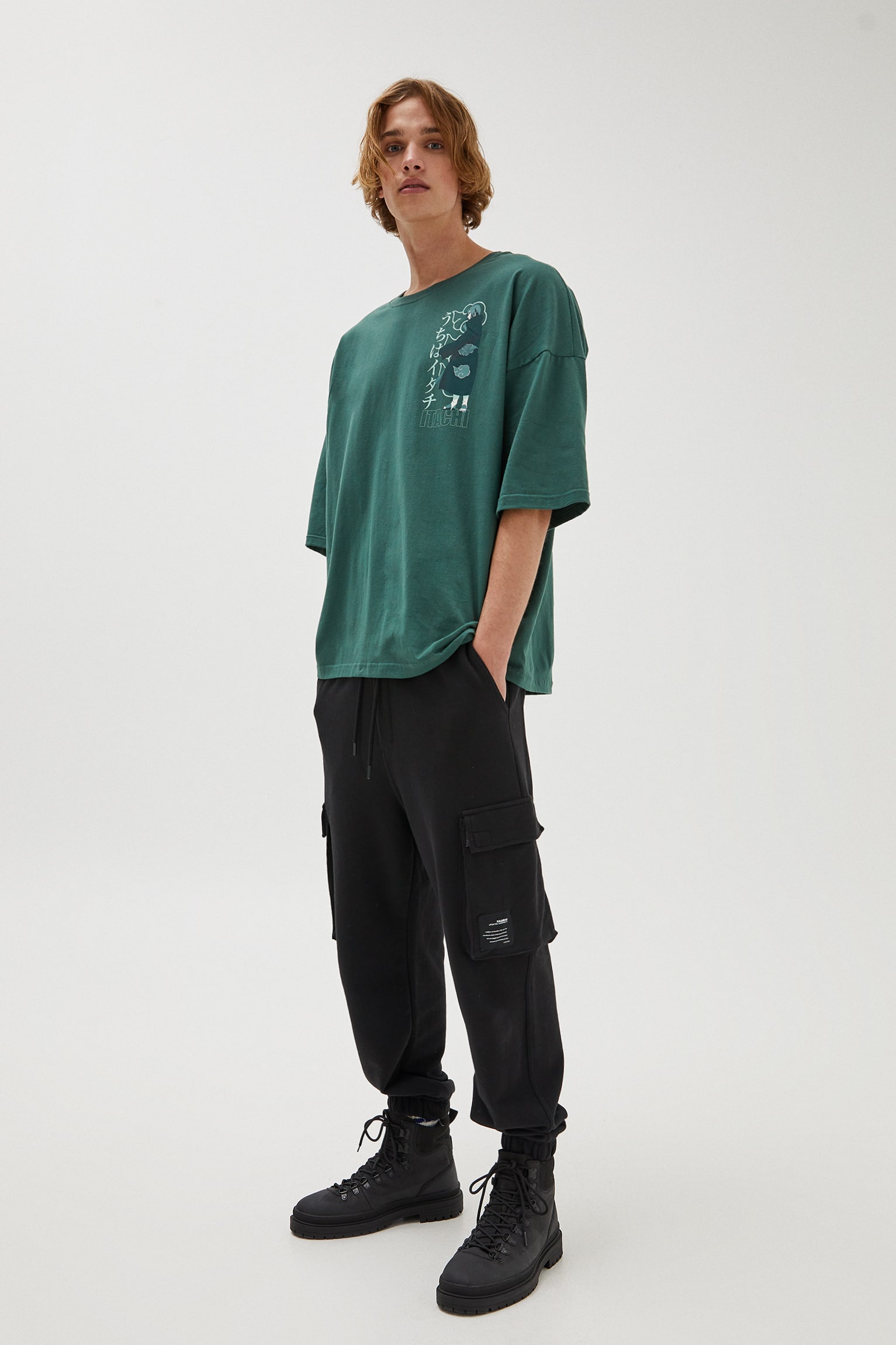 Naruto Itachi Print T-shirt – Image 4