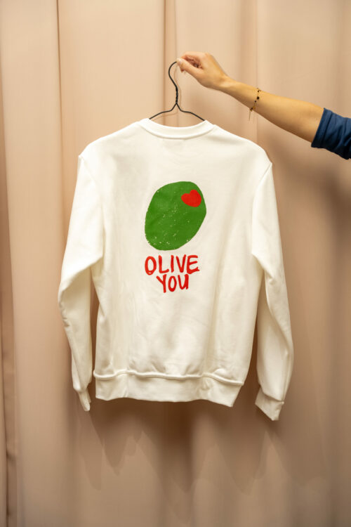 Sweat-shirts Olive you