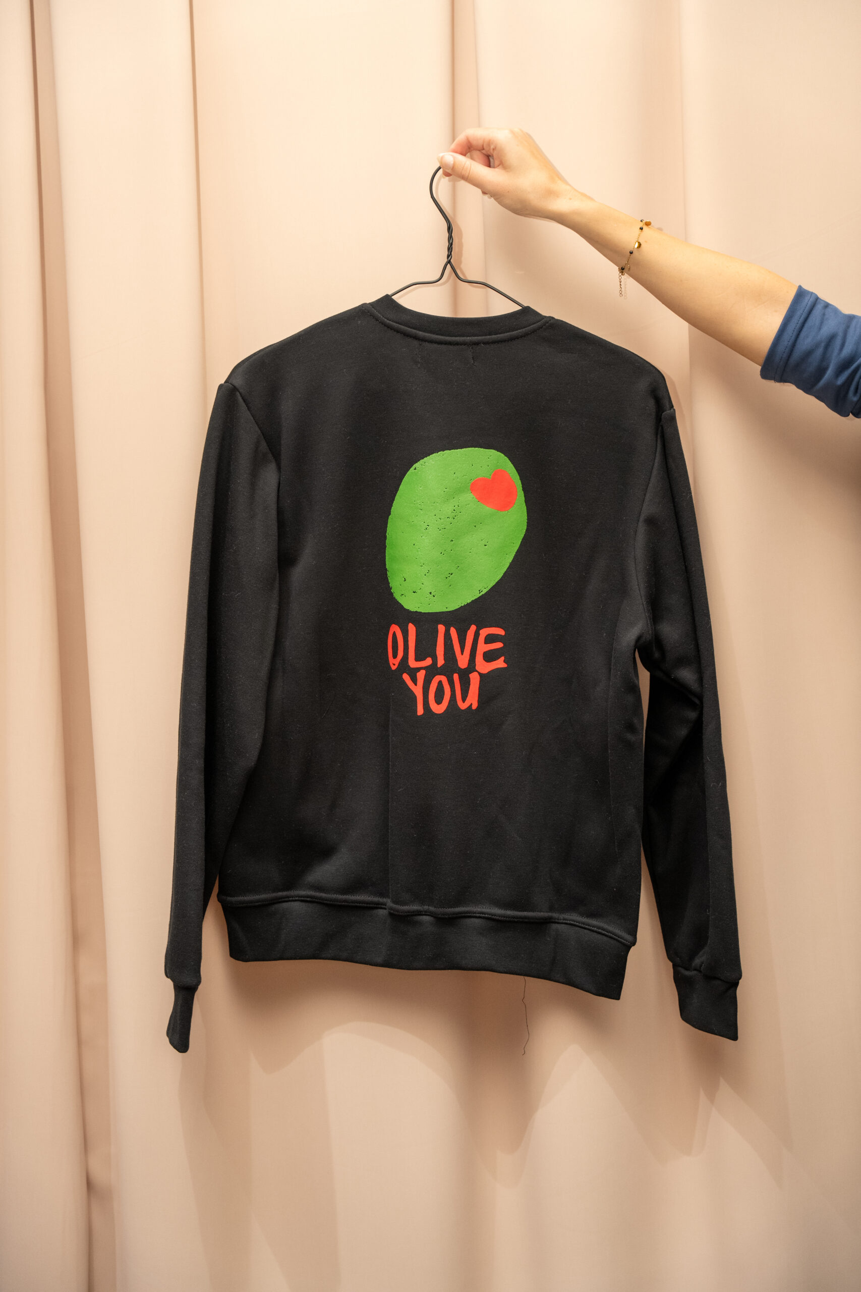 Sweat-shirts Olive you – Image 3